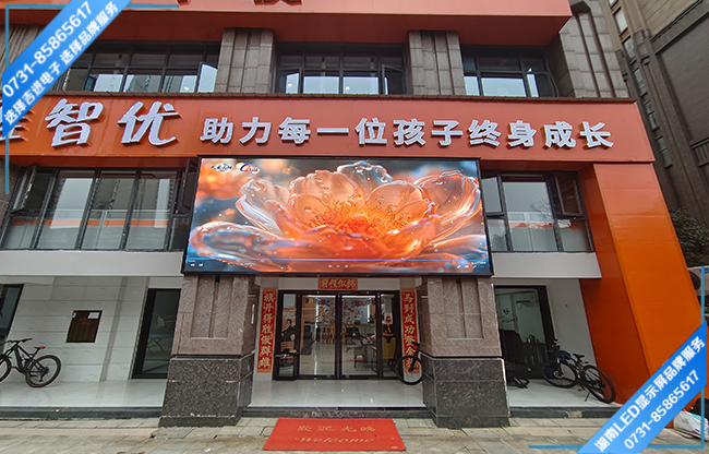 長(zhǎng)沙市梅溪湖教育培訓(xùn)學(xué)校戶(hù)外LED宣傳顯示屏